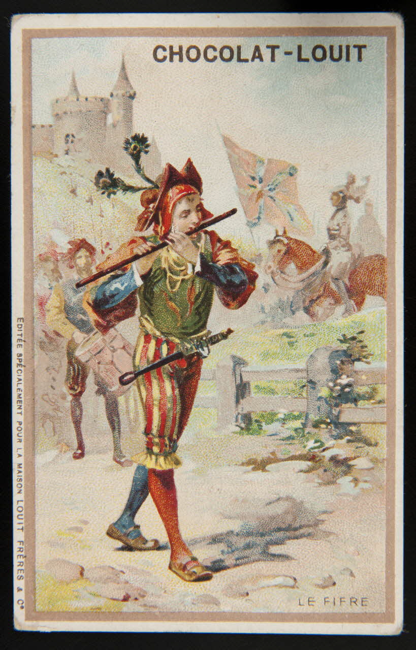 Imprimerie H. Laas carte réclame chromo Paris 1900-1905 1995.1.962.4 Photo