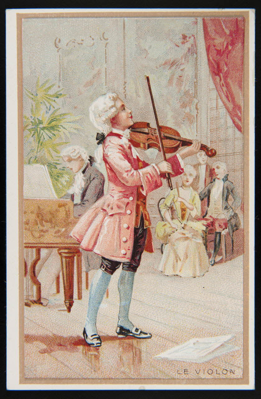 Imprimerie H. Laas carte réclame chromo Paris 1900-1905 1995.1.962.8 Photo