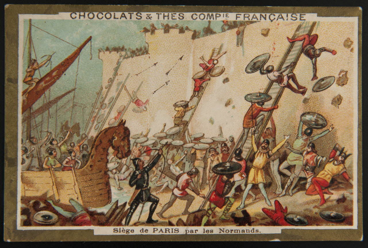 Imprimerie H. Laas carte réclame chromo Paris 1878-1905 1995.1.964.18 Photo