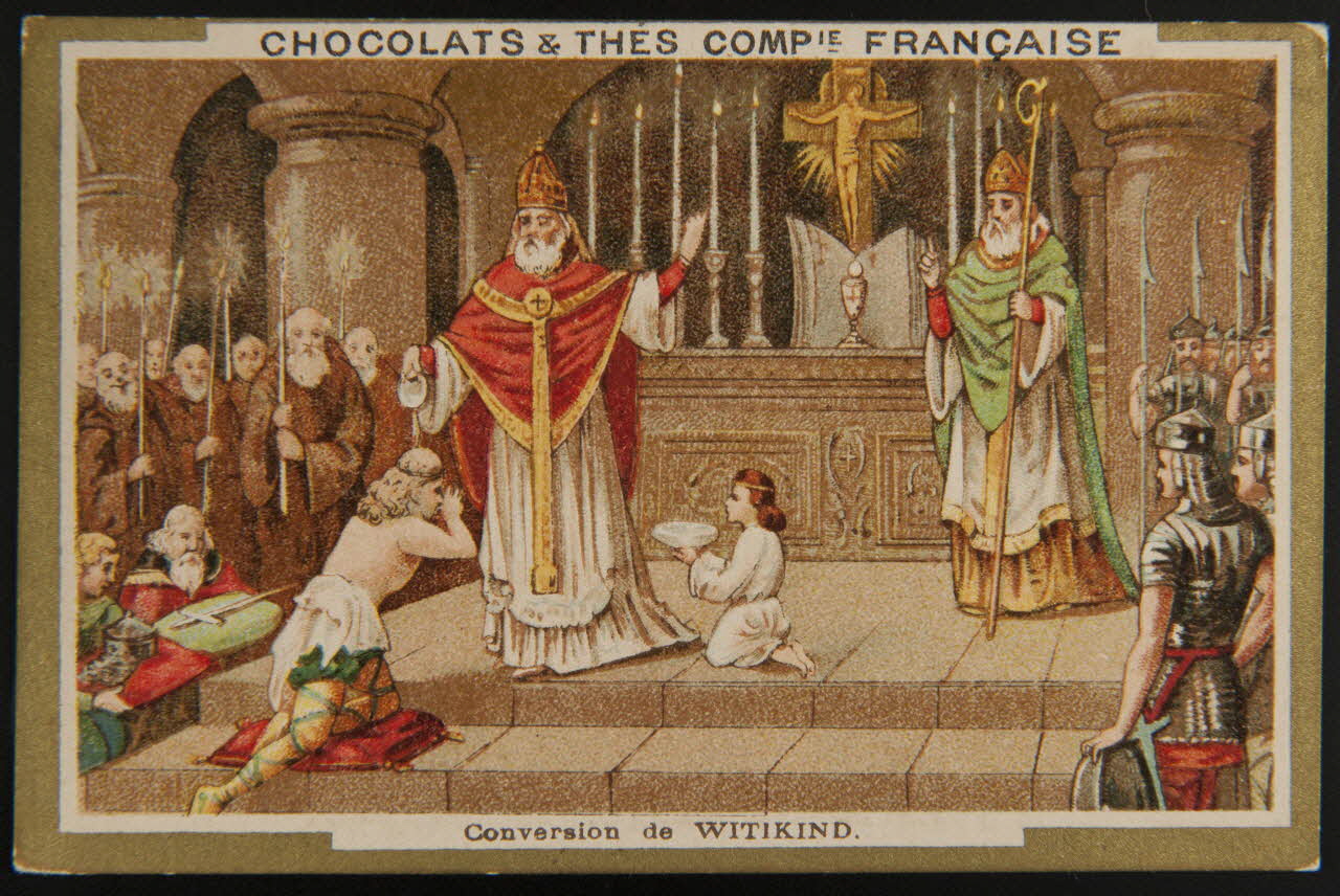 Imprimerie H. Laas carte réclame chromo Paris 1878-1905 1995.1.964.19 Photo