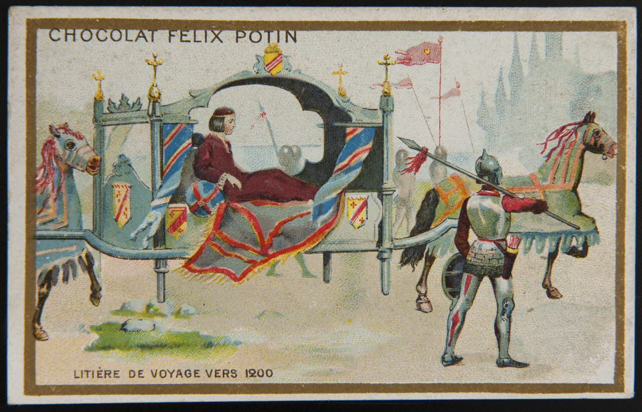 Imprimerie Emile Pécaud & Cie ; Imprimerie H. Laas carte réclame chromo Paris 1900-1905 1995.1.965.14 Photo