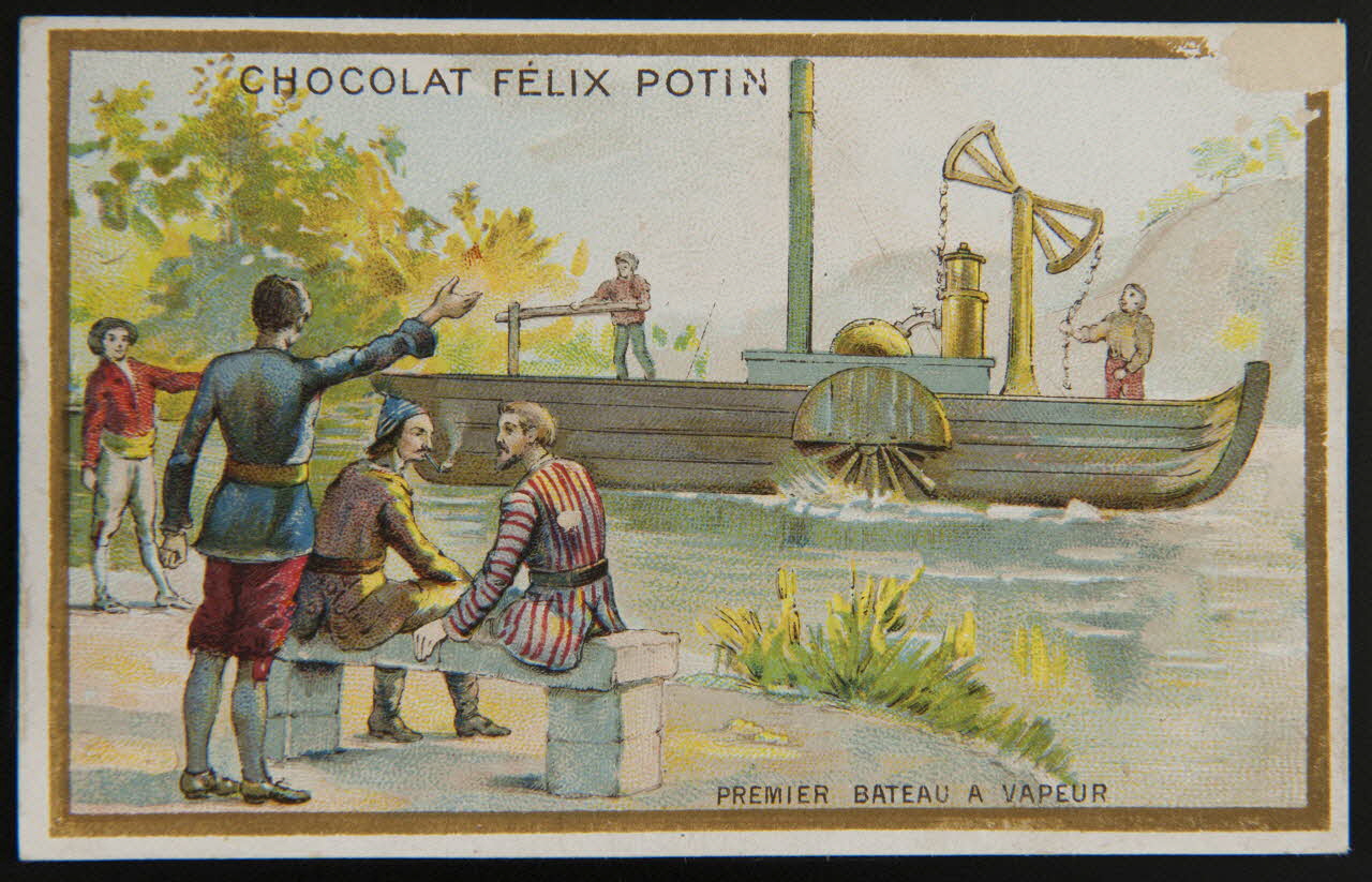 Imprimerie Emile Pécaud & Cie ; Imprimerie H. Laas carte réclame chromo Paris 1900-1905 1995.1.965.17 Photo