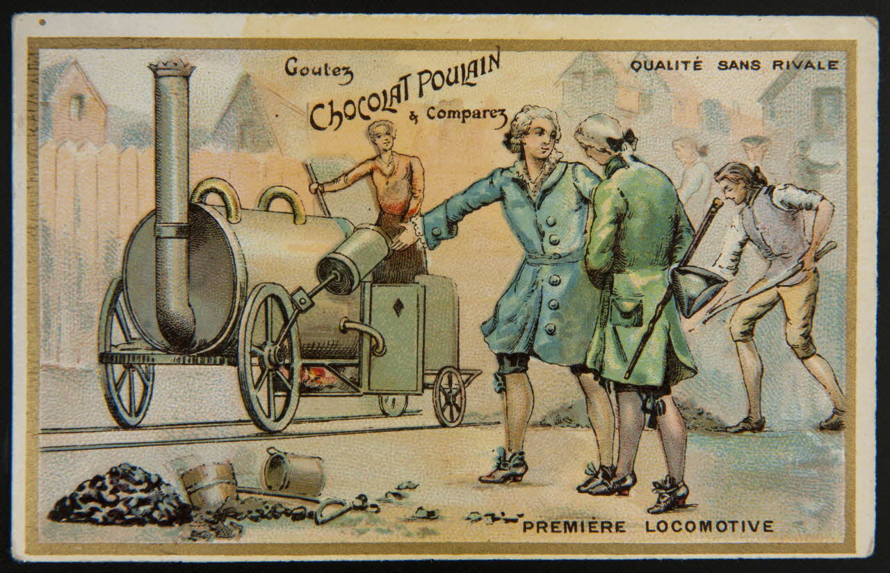 Imprimerie H. Laas carte réclame chromo Paris 1878-1905 1995.1.965.19 Photo