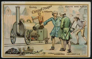 Imprimerie H. Laas carte réclame chromo Paris 1878-1905 1995.1.965.19  Photo