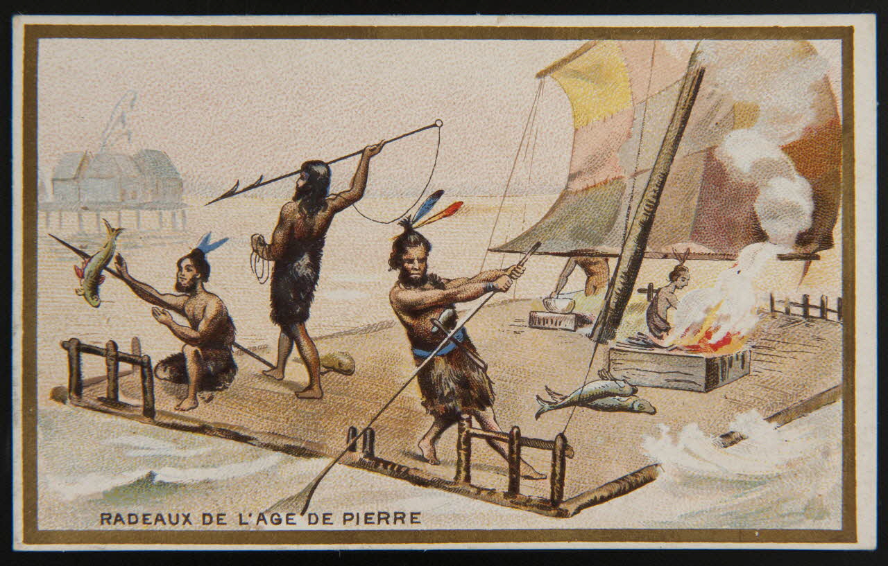 Imprimerie H. Laas carte réclame chromo Paris 1878-1905 1995.1.965.20 Photo