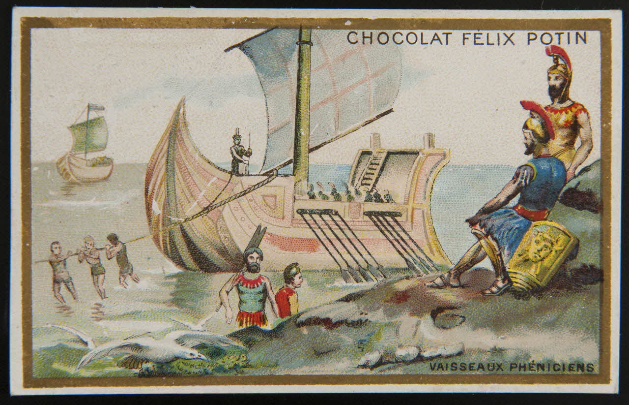 Imprimerie Emile Pécaud & Cie ; Imprimerie H. Laas carte réclame chromo Paris 1900-1905 1995.1.965.23 Photo