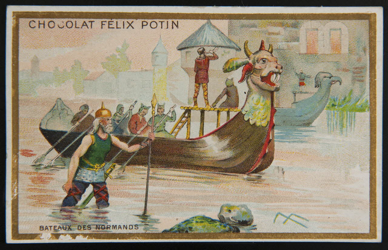 Imprimerie Emile Pécaud & Cie ; Imprimerie H. Laas carte réclame chromo Paris 1900-1905 1995.1.965.4 Photo