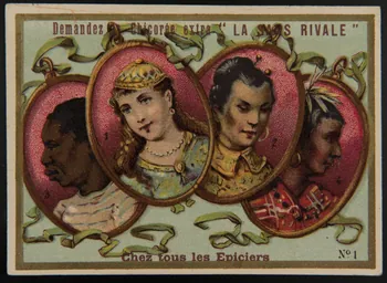 Imprimerie H. Laas carte réclame chromo Paris 1878-1905 1995.1.966.1  Photo