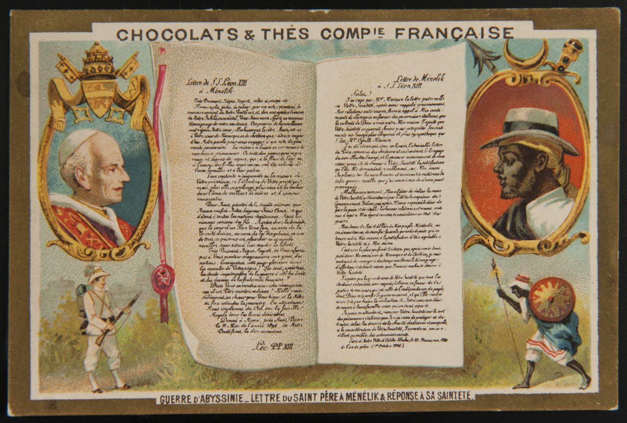 Imprimerie H. Laas carte réclame chromo Paris 1878-1905 1995.1.967.8 Photo