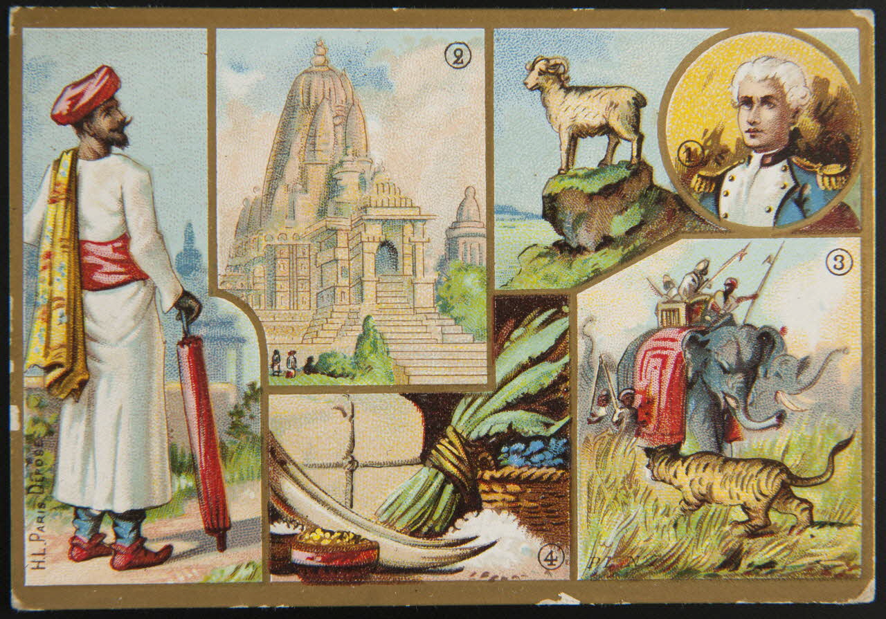 Imprimerie Emile Pécaud & Cie carte réclame chromo Paris 1905 1995.1.968.7 Photo