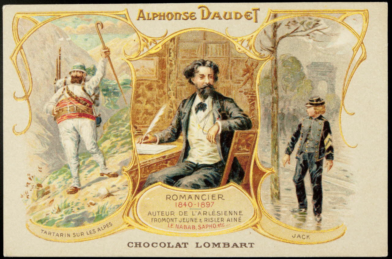 Imprimerie H. Laas carte réclame chromo Paris 1878-1905 1995.1.969.1 Photo