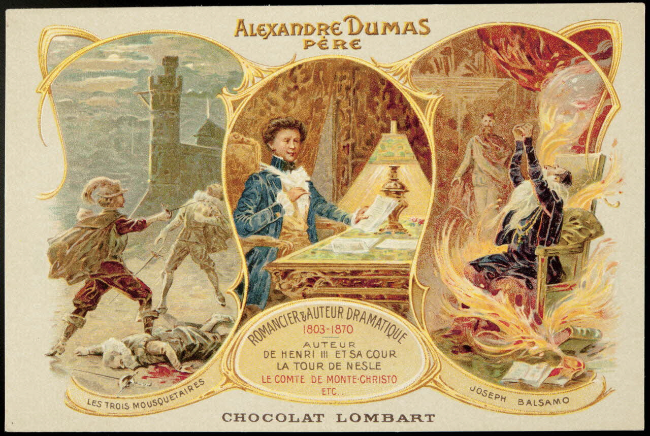 Imprimerie H. Laas carte réclame chromo Paris 1878-1905 1995.1.969.2 Photo