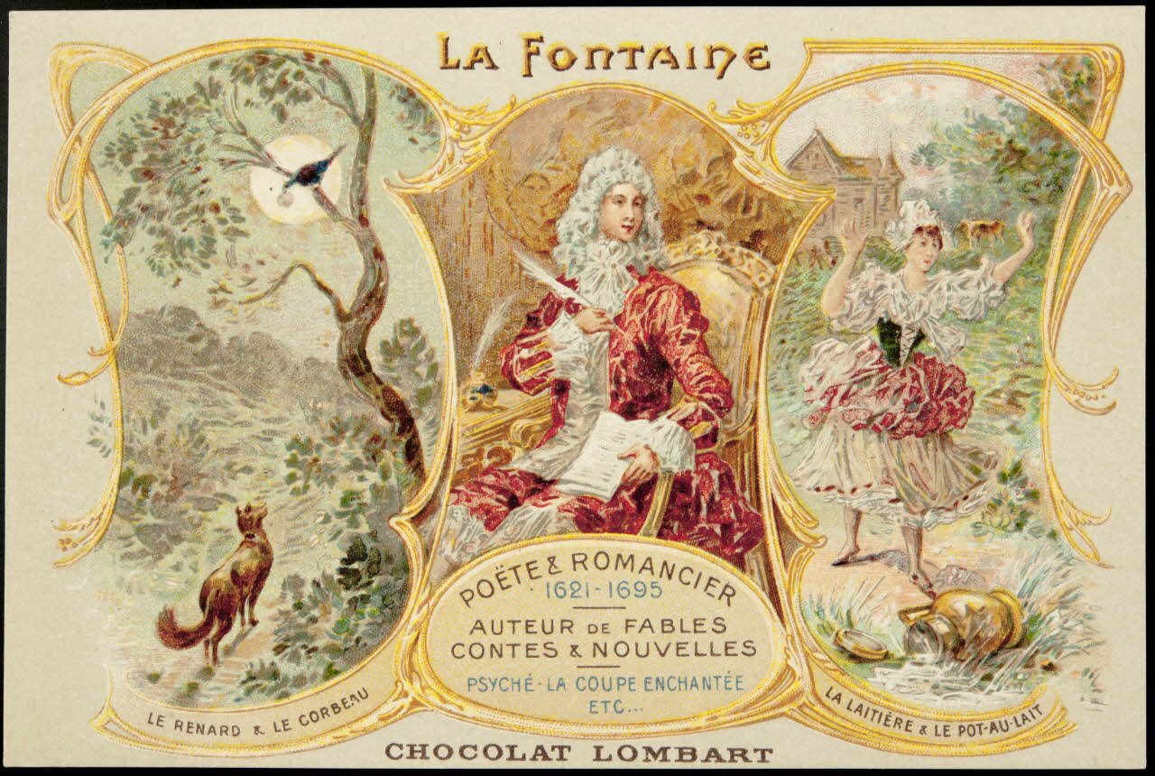 Imprimerie H. Laas carte réclame chromo Paris 1878-1905 1995.1.969.4 Photo