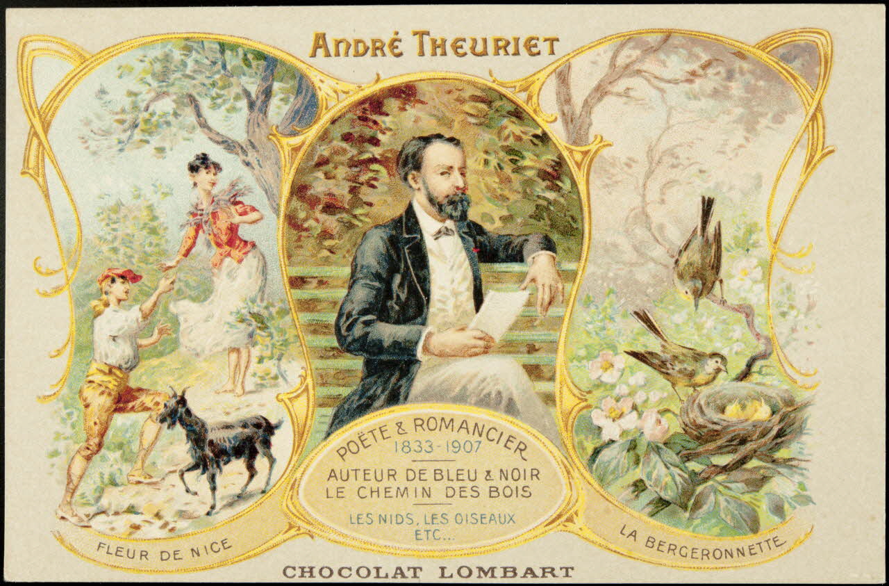 Imprimerie H. Laas carte réclame chromo Paris 1878-1905 1995.1.969.7 Photo