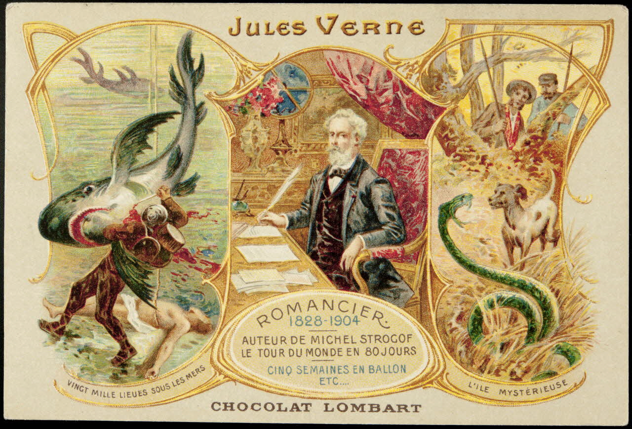 Imprimerie H. Laas carte réclame chromo Paris 1878-1905 1995.1.969.8 Photo