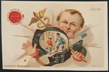Bognard carte réclame chromo Paris 1876-1890 1995.1.97.6 Photo