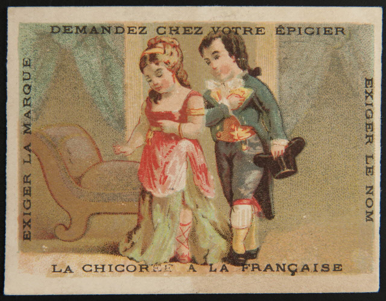 Imprimerie H. Laas carte réclame chromo Paris 1878-1905 1995.1.970.7 Photo