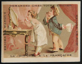 Imprimerie H. Laas carte réclame chromo Paris 1878-1905 1995.1.970.8 Photo