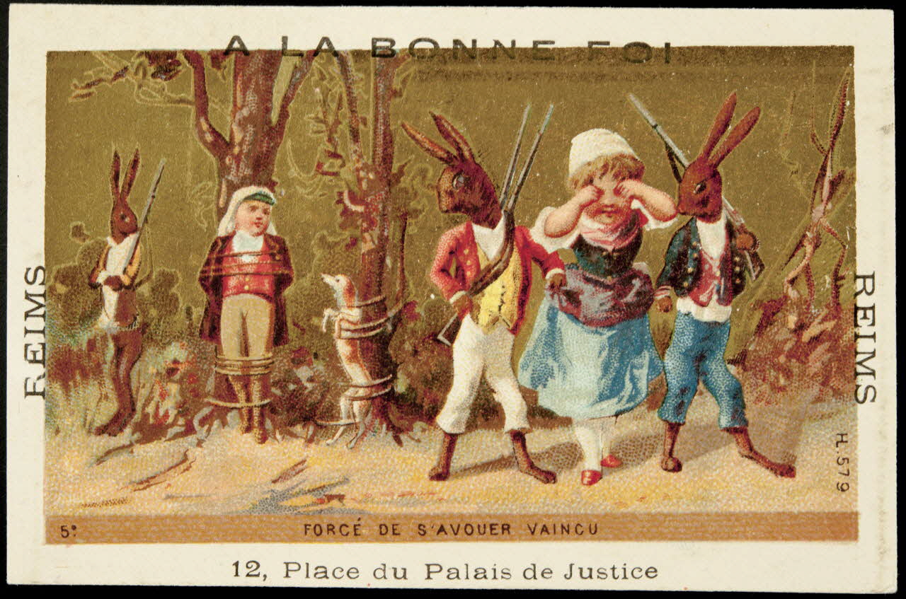 Imprimerie H. Laas carte réclame chromo Paris 1878-1905 1995.1.974.5 Photo