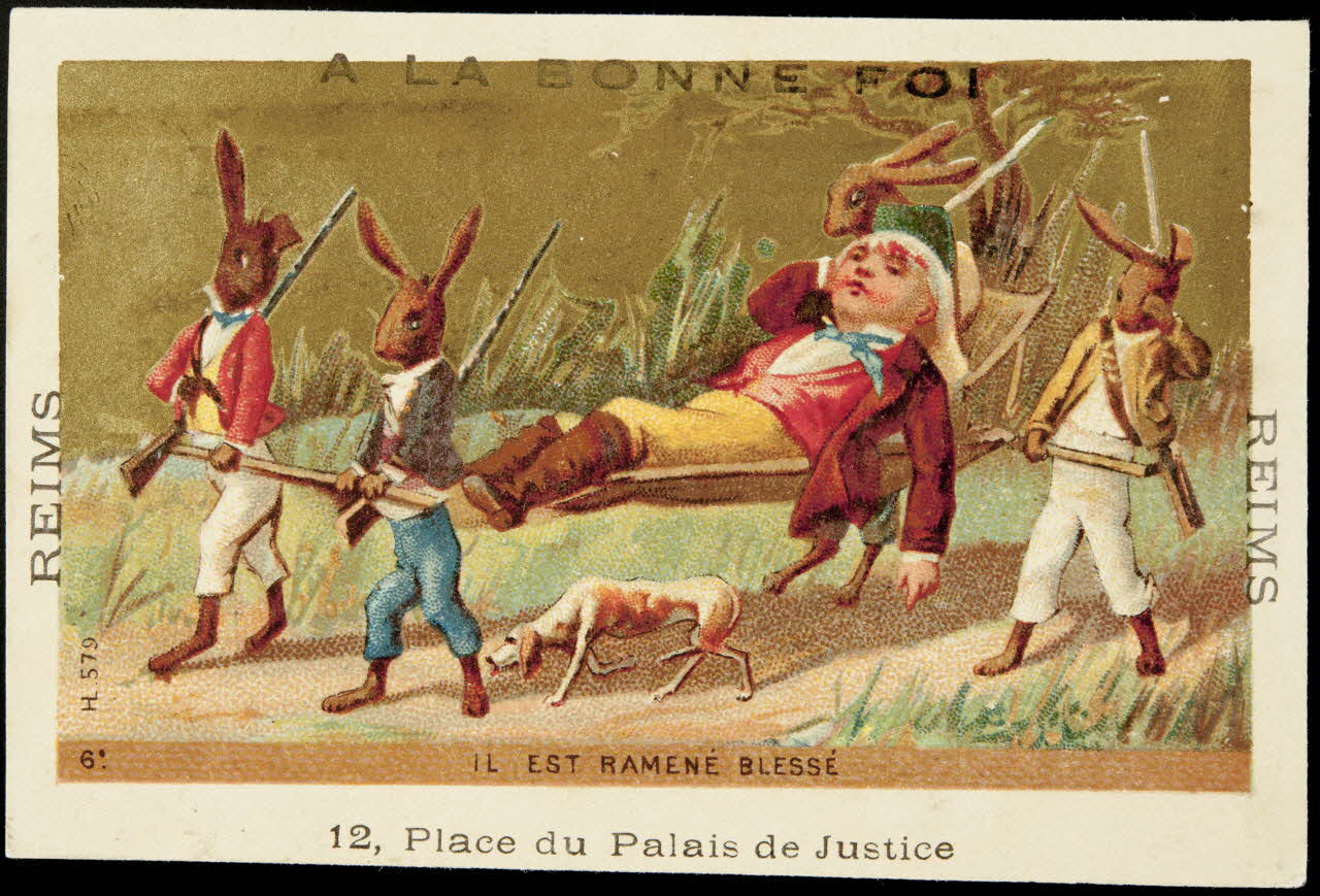 Imprimerie H. Laas carte réclame chromo Paris 1878-1905 1995.1.974.6 Photo