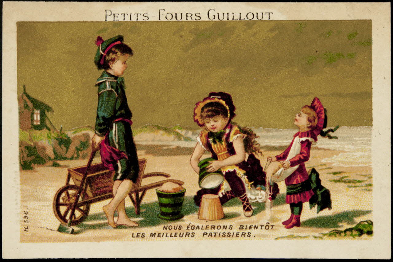 Imprimerie H. Laas carte réclame chromo Paris 1878-1905 1995.1.976.5 Photo
