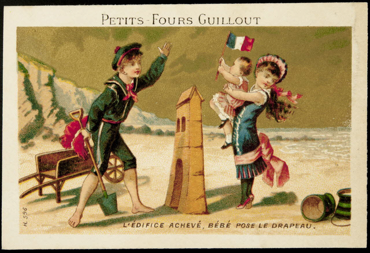 Imprimerie H. Laas carte réclame chromo Paris 1878-1905 1995.1.976.6 Photo