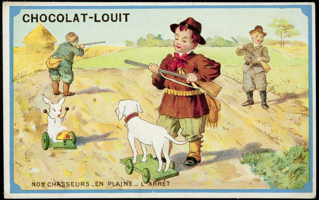 Imprimerie H. Laas carte réclame chromo Paris 1878-1905 1995.1.977.1 Photo