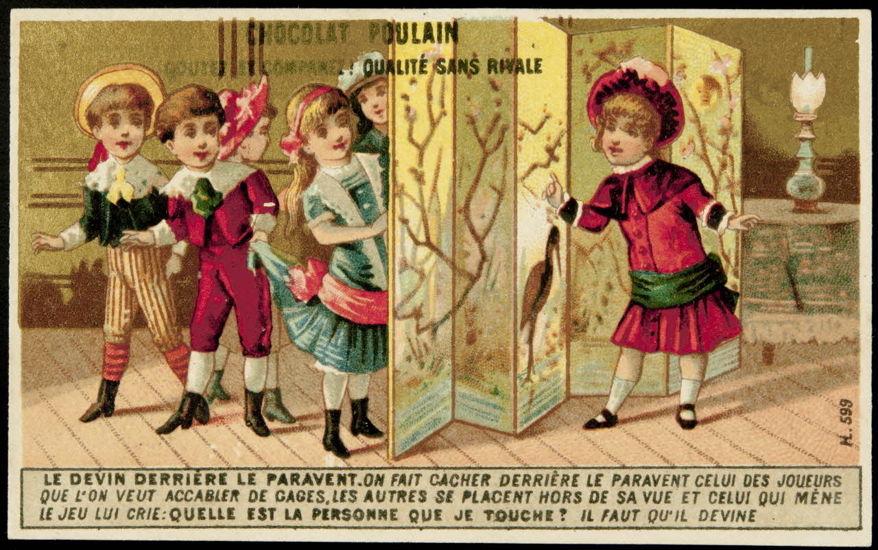 Imprimerie H. Laas carte réclame chromo Paris 1878-1905 1995.1.978.2 Photo