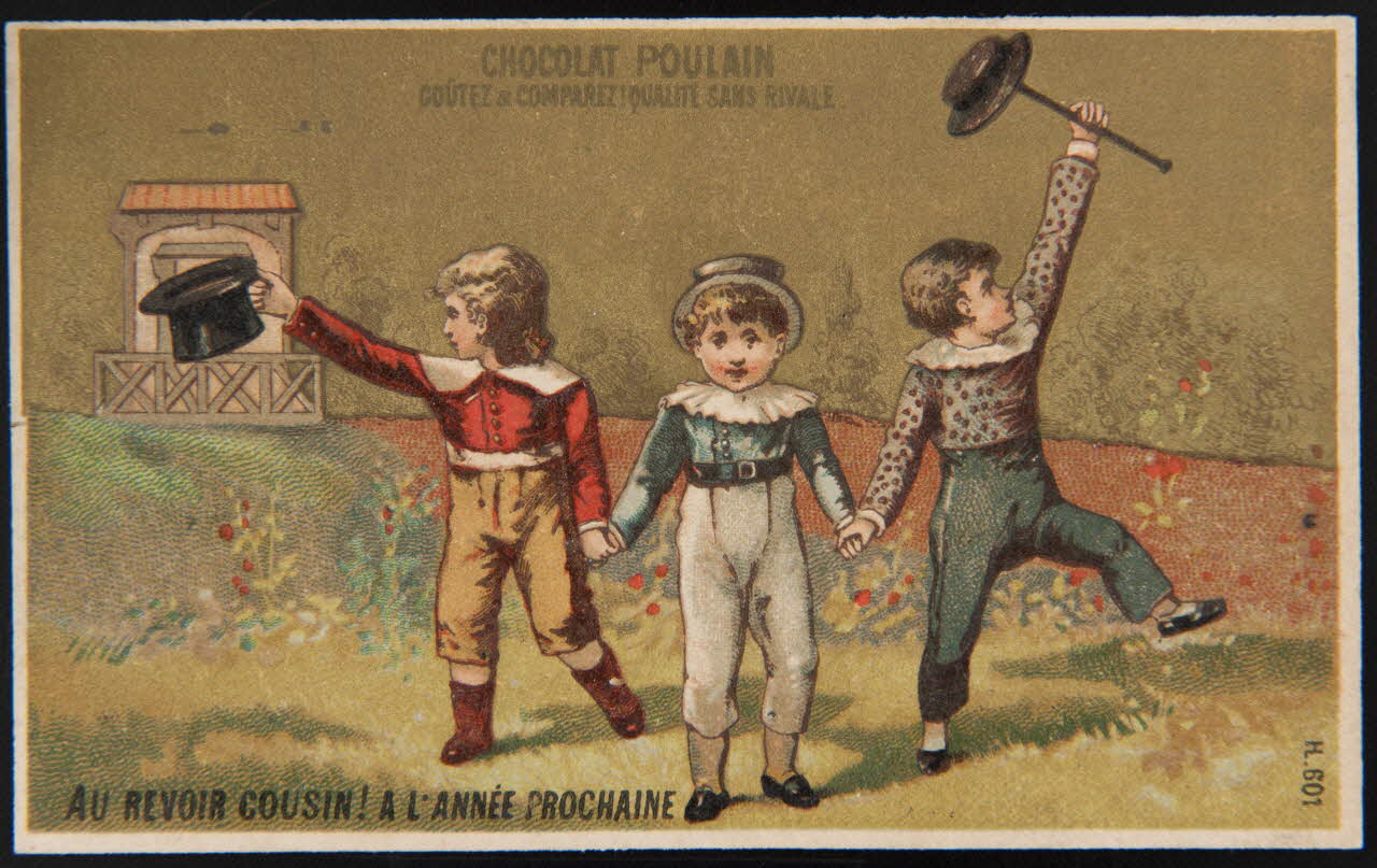 Imprimerie H. Laas carte réclame chromo Paris 1878-1905 1995.1.979.6 Photo