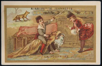 Imprimerie H. Laas carte réclame chromo Paris 1878-1905 1995.1.981.2  Photo