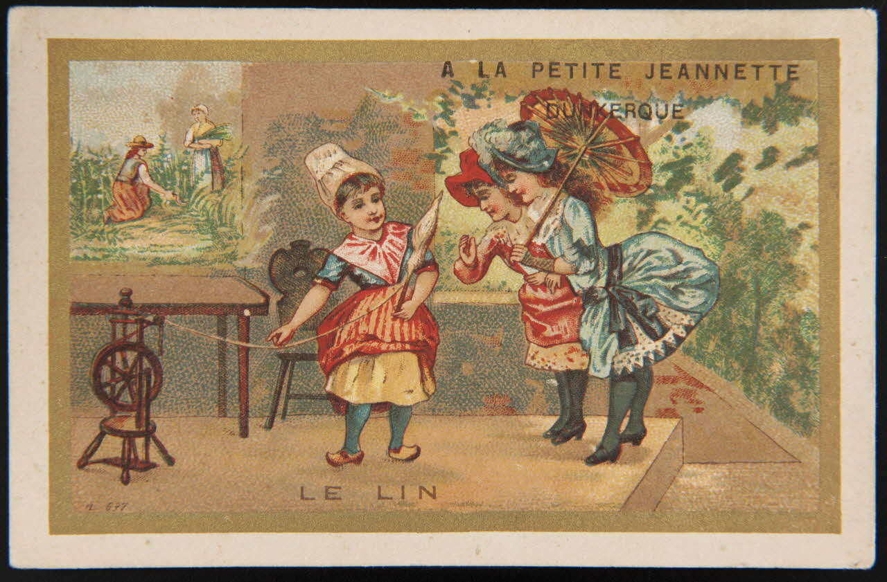 Imprimerie H. Laas carte réclame chromo Paris 1878-1905 1995.1.981.4 Photo