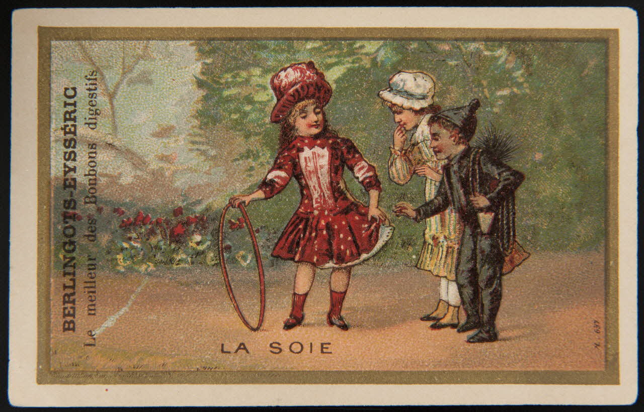 Imprimerie H. Laas carte réclame chromo Paris 1878-1905 1995.1.981.5 Photo