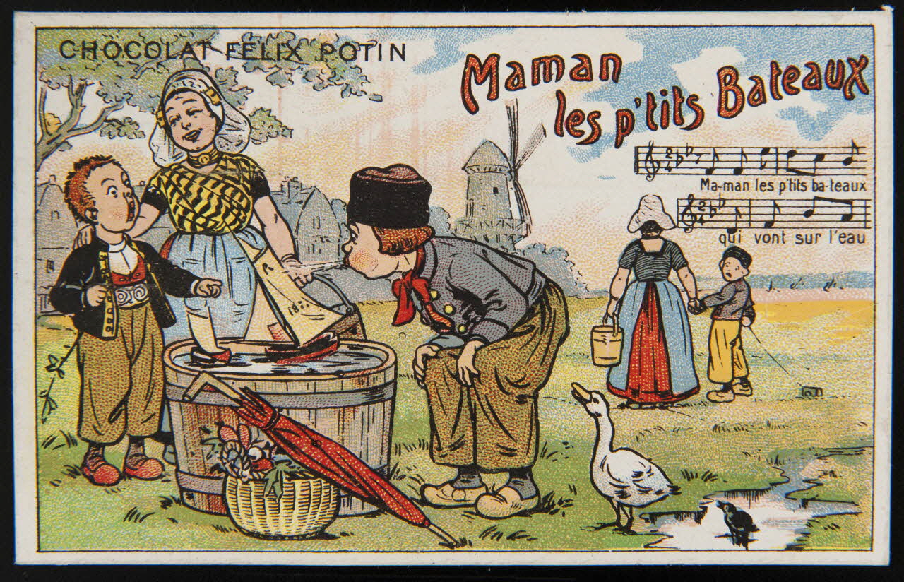 Imprimerie Emile Pécaud & Cie carte réclame chromo Paris 1900 1995.1.984.3 Photo