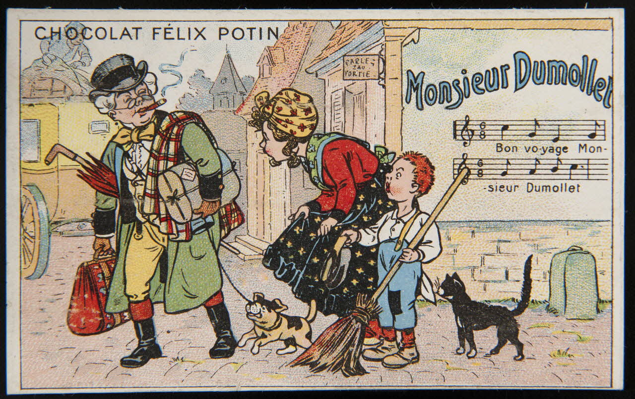 Imprimerie Emile Pécaud & Cie carte réclame chromo Paris 1900 1995.1.984.4 Photo