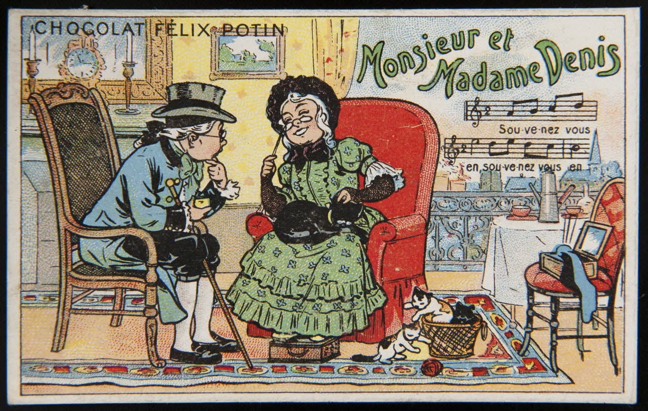 Imprimerie Emile Pécaud & Cie carte réclame chromo Paris 1900 1995.1.984.5 Photo