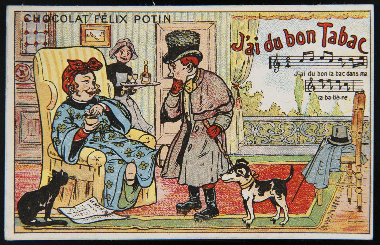 Imprimerie Emile Pécaud & Cie carte réclame chromo Paris 1900 1995.1.984.6 Photo