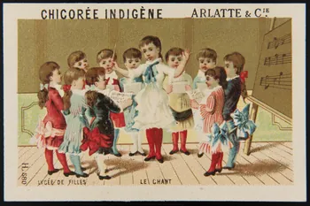 Imprimerie H. Laas carte réclame chromo Paris 1878-1905 1995.1.986.1  Photo