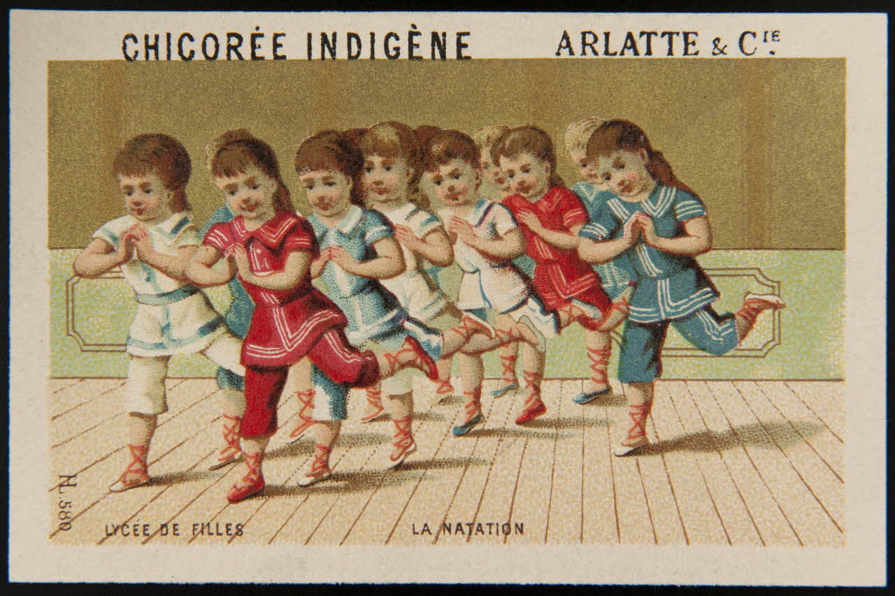 Imprimerie H. Laas carte réclame chromo Paris 1878-1905 1995.1.986.5 Photo