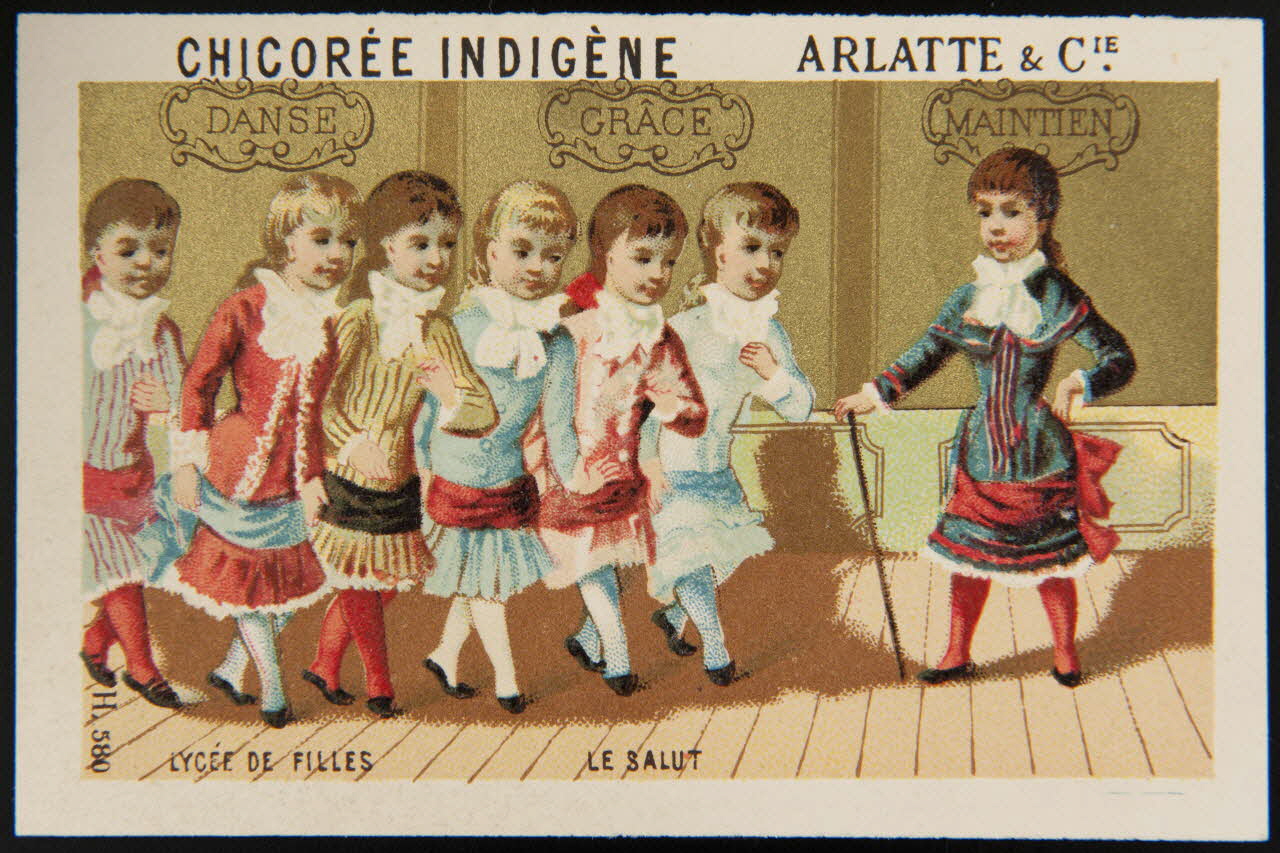 Imprimerie H. Laas carte réclame chromo Paris 1878-1905 1995.1.986.6 Photo