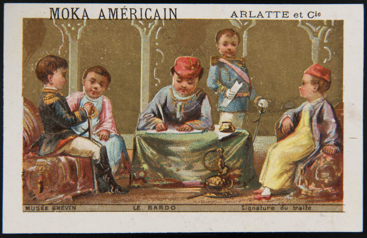 Imprimerie H. Laas carte réclame chromo Paris 1878-1905 1995.1.987.2 Photo