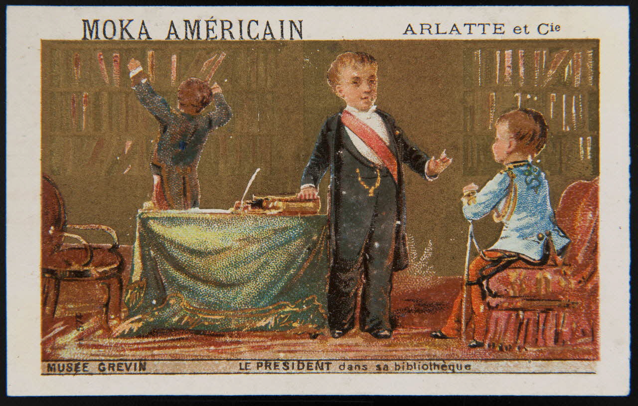 Imprimerie H. Laas carte réclame chromo Paris 1878-1905 1995.1.987.3 Photo