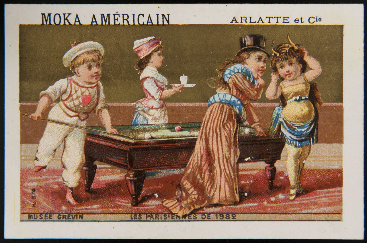 Imprimerie H. Laas carte réclame chromo Paris 1878-1905 1995.1.987.4 Photo