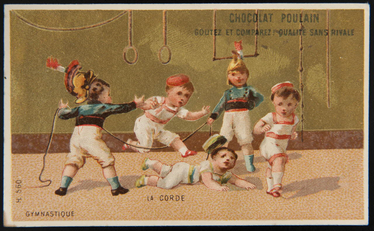 Imprimerie H. Laas carte réclame chromo Paris 1878-1905 1995.1.988.2 Photo