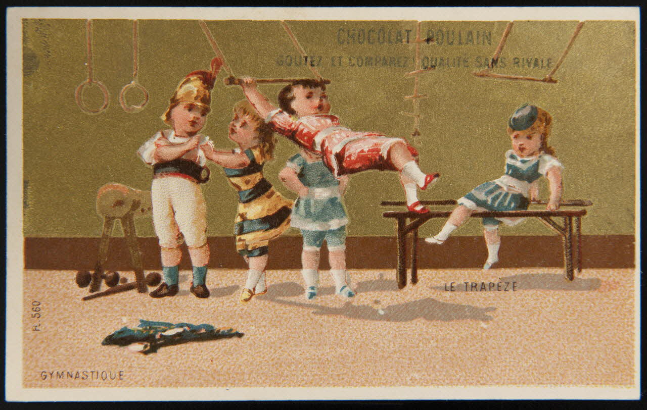 Imprimerie H. Laas carte réclame chromo Paris 1878-1905 1995.1.988.3 Photo