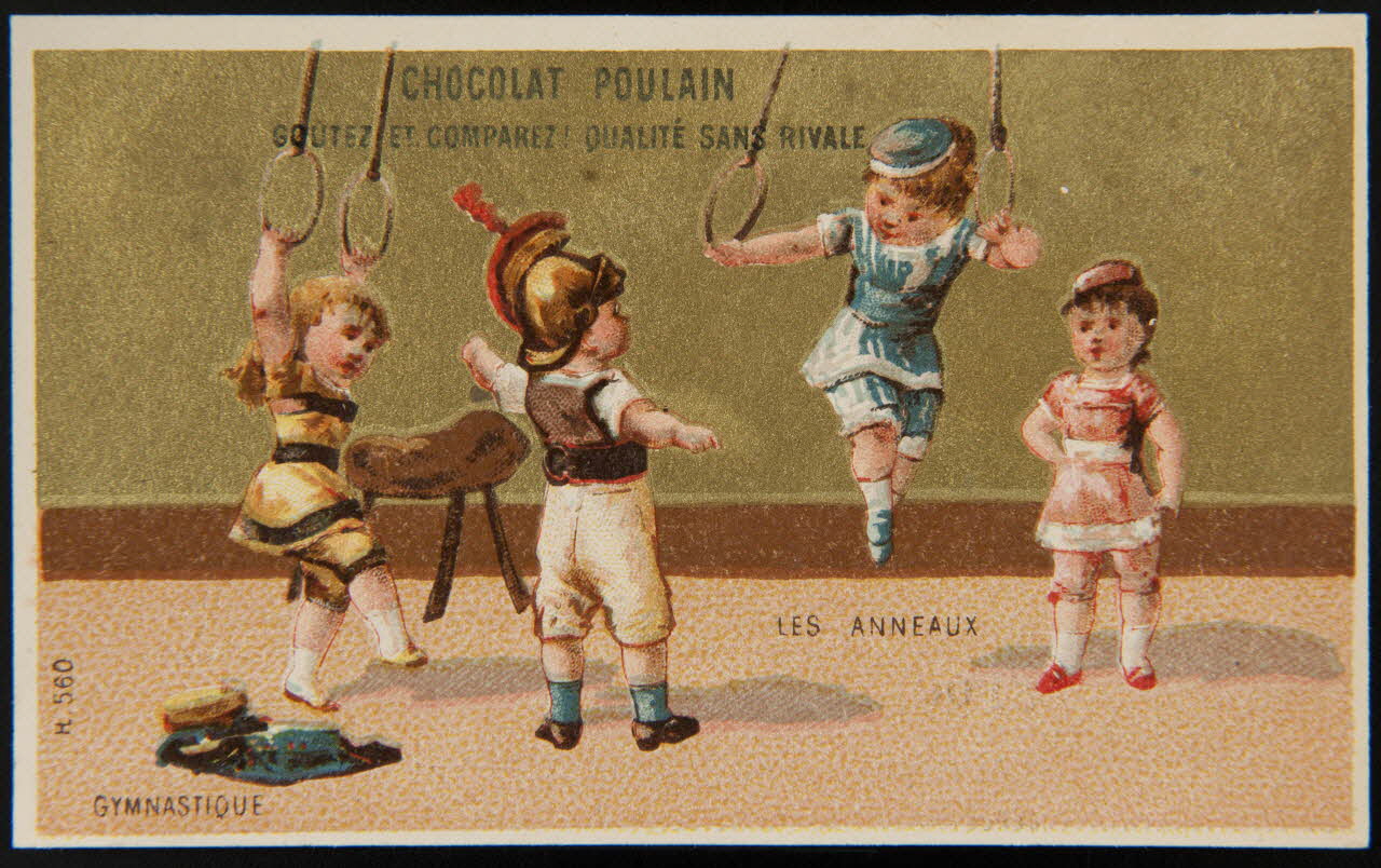 Imprimerie H. Laas carte réclame chromo Paris 1878-1905 1995.1.988.4 Photo