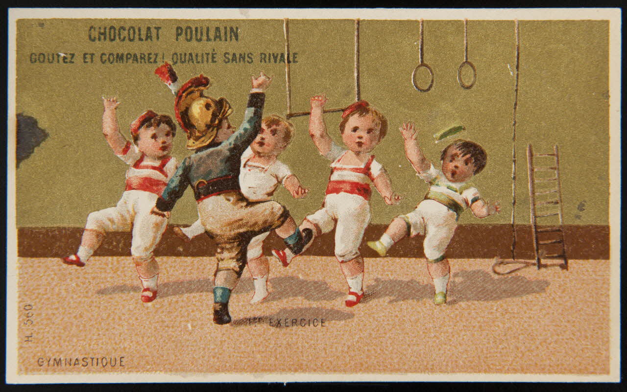 Imprimerie H. Laas carte réclame chromo Paris 1878-1905 1995.1.988.5 Photo