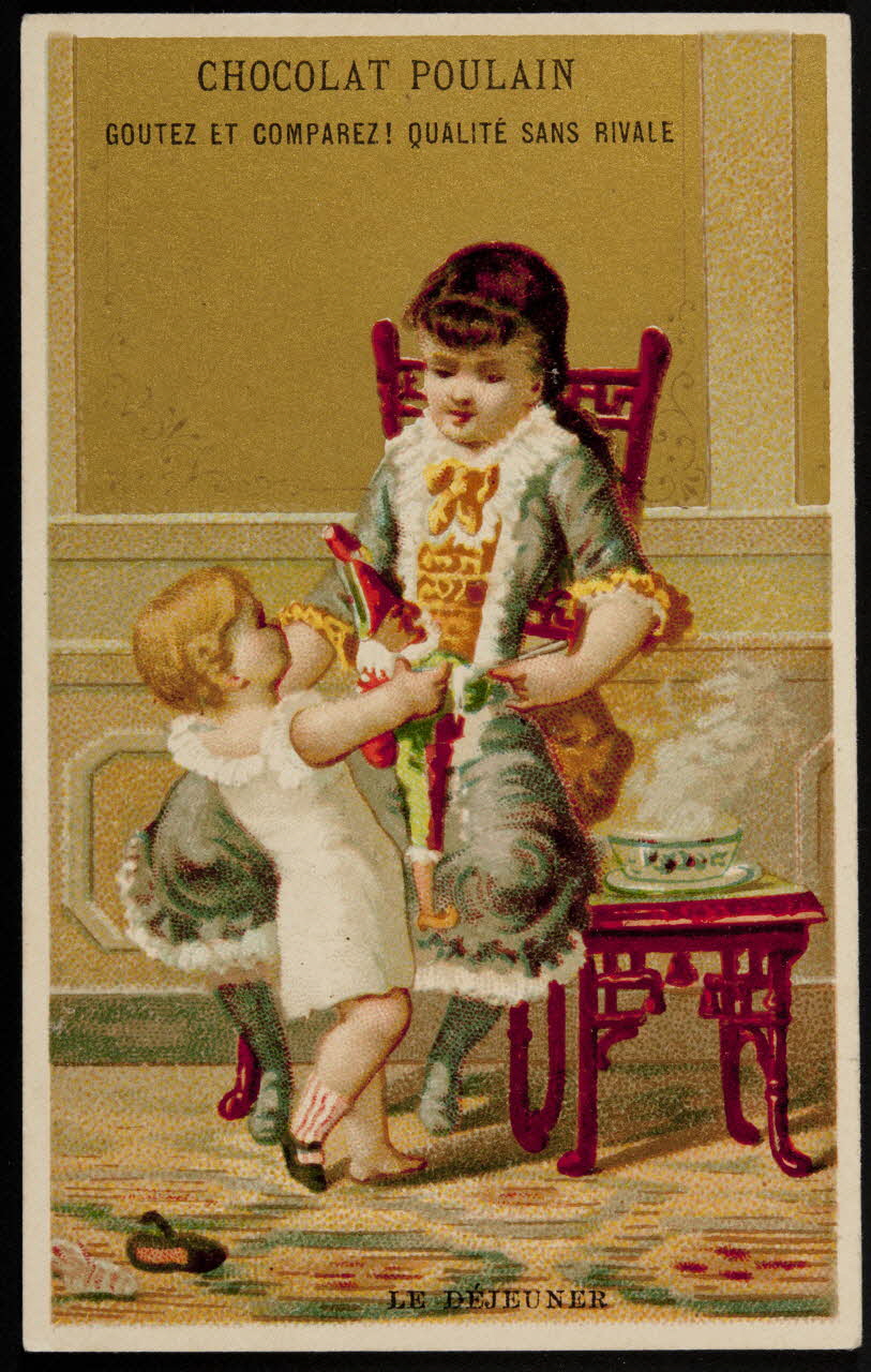 Bognard carte réclame chromo Paris 1876-1890 1995.1.99.1 Photo