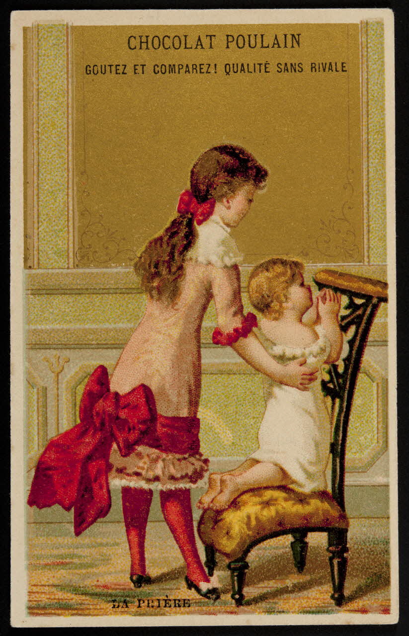 Bognard carte réclame chromo Paris 1876-1890 1995.1.99.5 Photo