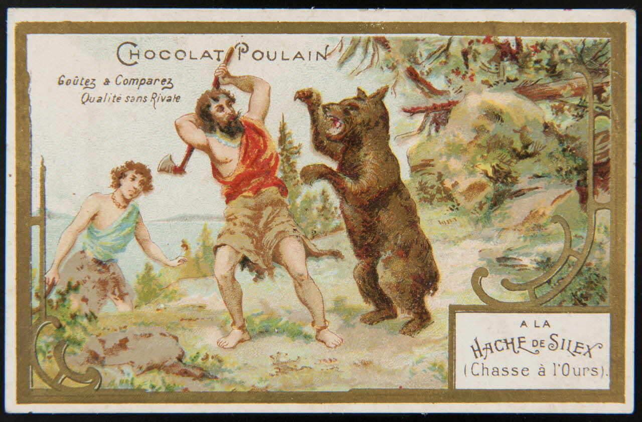 Imprimerie H. Laas carte réclame chromo Paris 1878-1905 1995.1.990.3 Photo