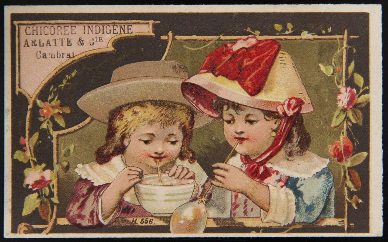 Imprimerie H. Laas carte réclame chromo Paris 1878-1905 1995.1.991.3 Photo